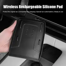 For Polestar4 2024 2025 Polestar 4 Car Interior Decoration Accessories Wireless Charge Protection Dirt Resistant Patch 1pcs