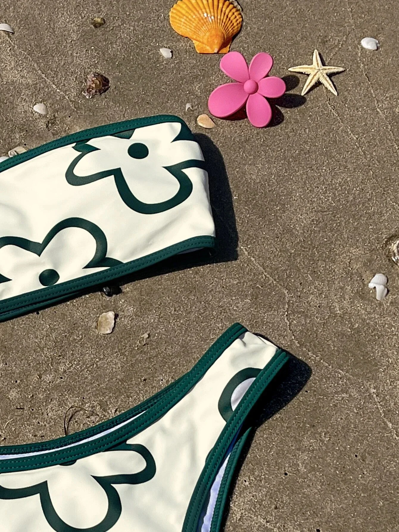 Imagem -04 - Conjunto de Biquíni Estampado Floral Feminino Biquíni de Duas Peças Maiô Verão Maiô de Praia 2023