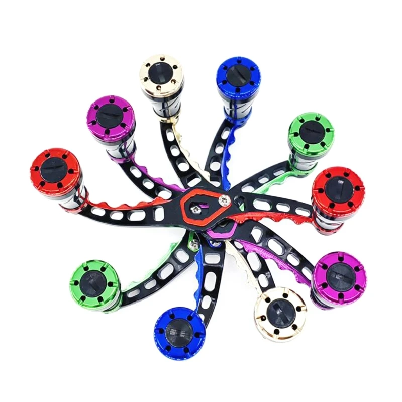 

Fishing Reel Handle Aluminum Alloy Power Handle Knob Grip Assembly Part Fishing Reel Handle Baitcasting Reel Replacement