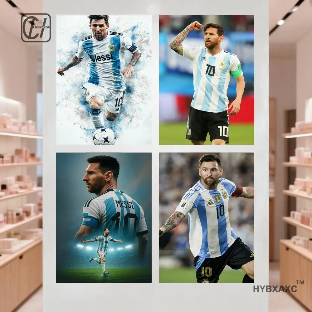Soccer Star Signature Poster And Prints Argentina Football M-maradona Signed Canvas Wall Art Sprot Player Decorative Painting