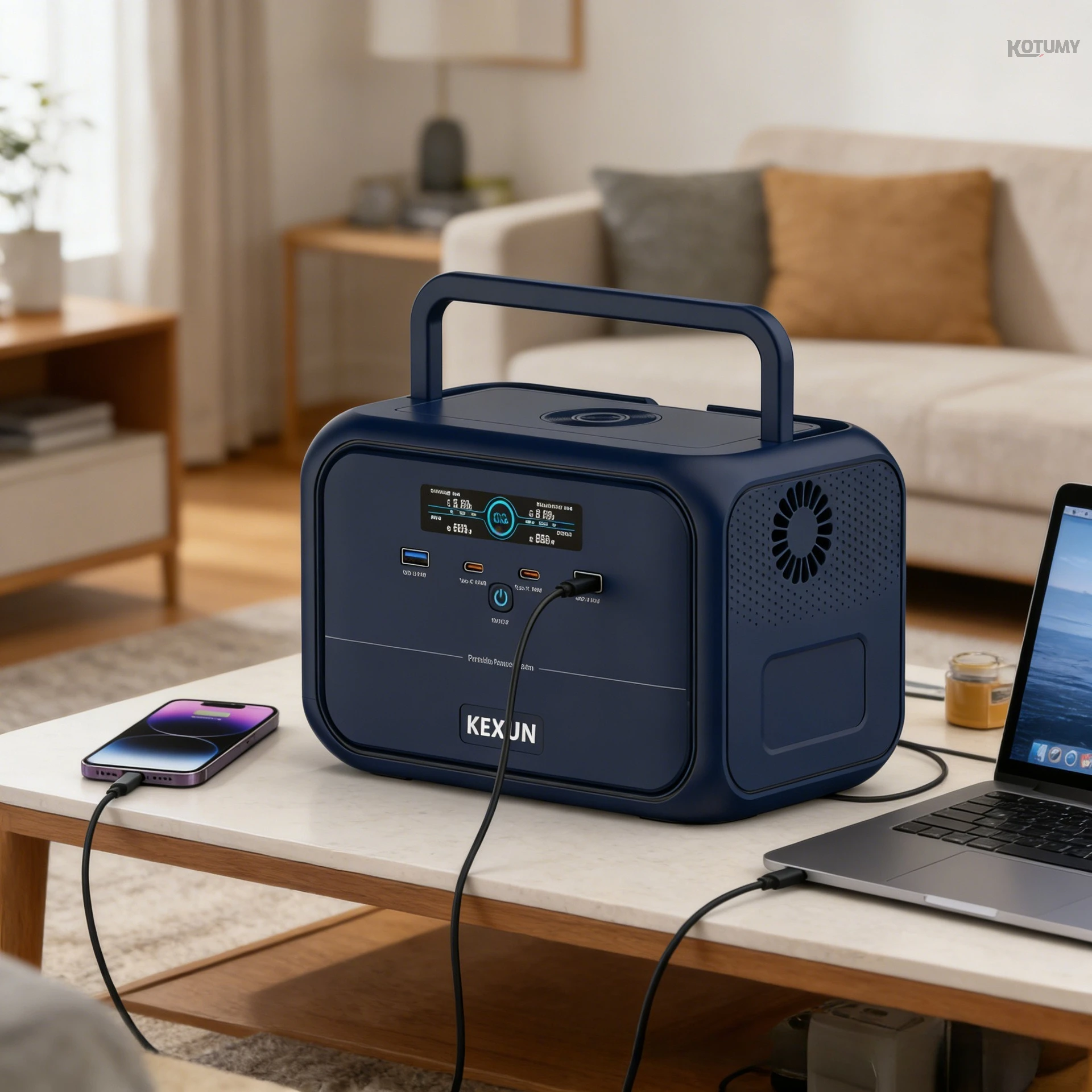 300W Portable Power Station 220V Outdoor Solar Generator Emergency Mobile Power Supply