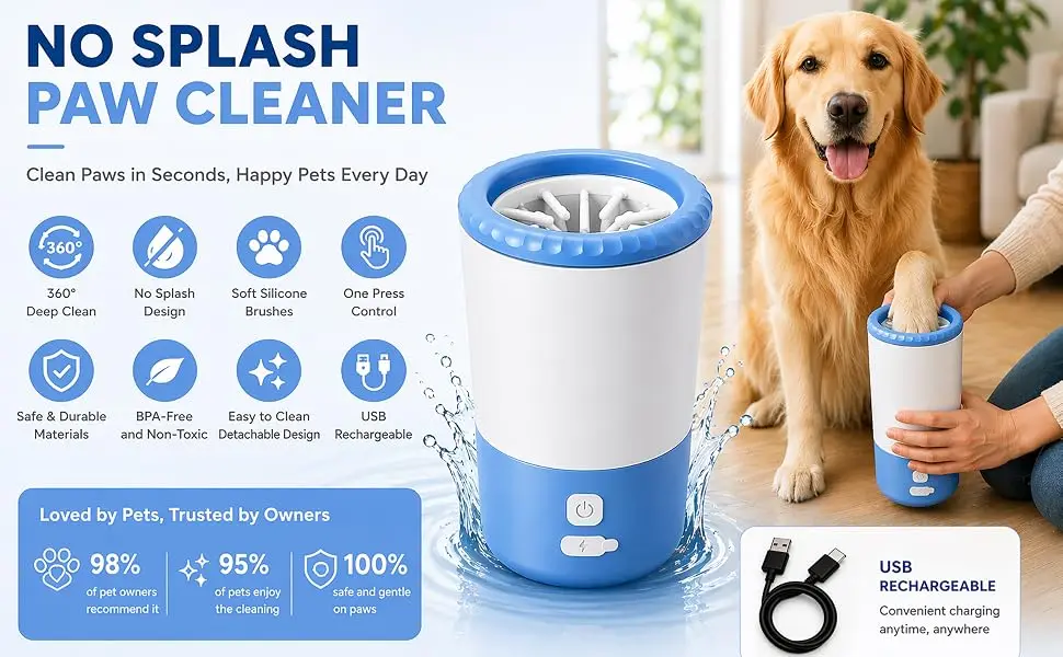 Pet Paw Cleaner Cup