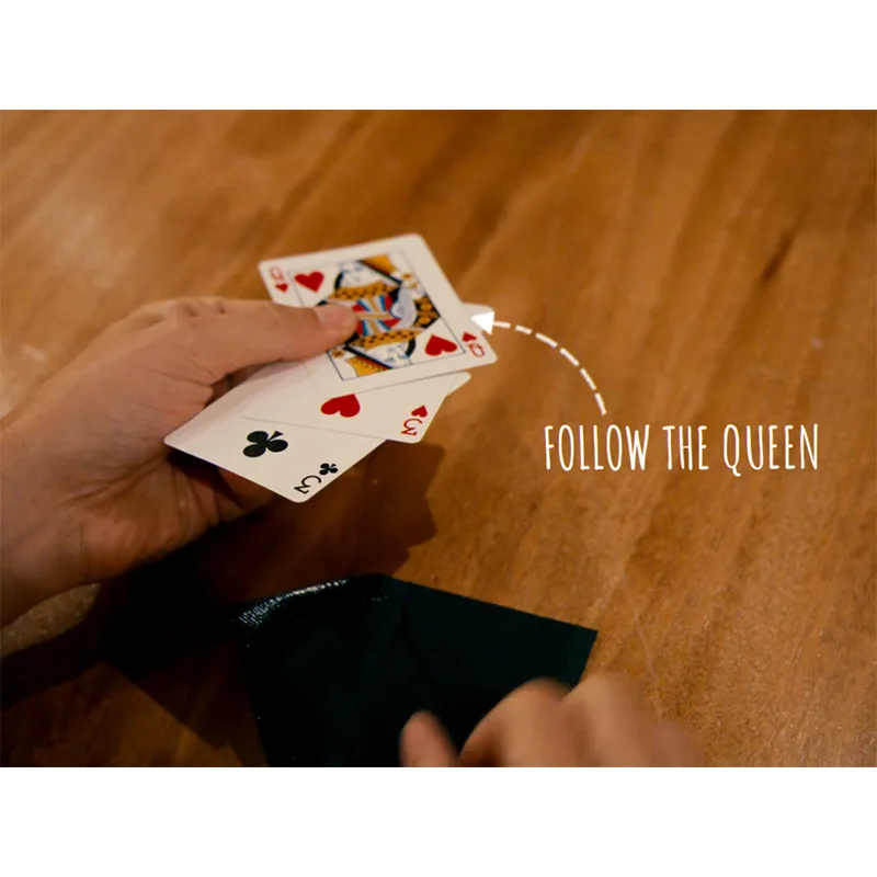 Royal-T By Gordon Bean Magiczne Sztuczki 3-kartowy Monte Gra Transpozycje Kart Zbliżeniowe Iluzje Uliczne Gimmiki Rekwizyty Mentalizmu