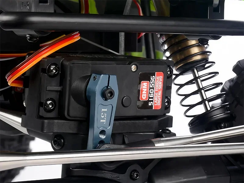 YIKONG YK4061 1:6 échelle hors route RC Rock chenille avec moteur sans brosse 4WD ESC direction à couple élevé et amortisseurs en métal