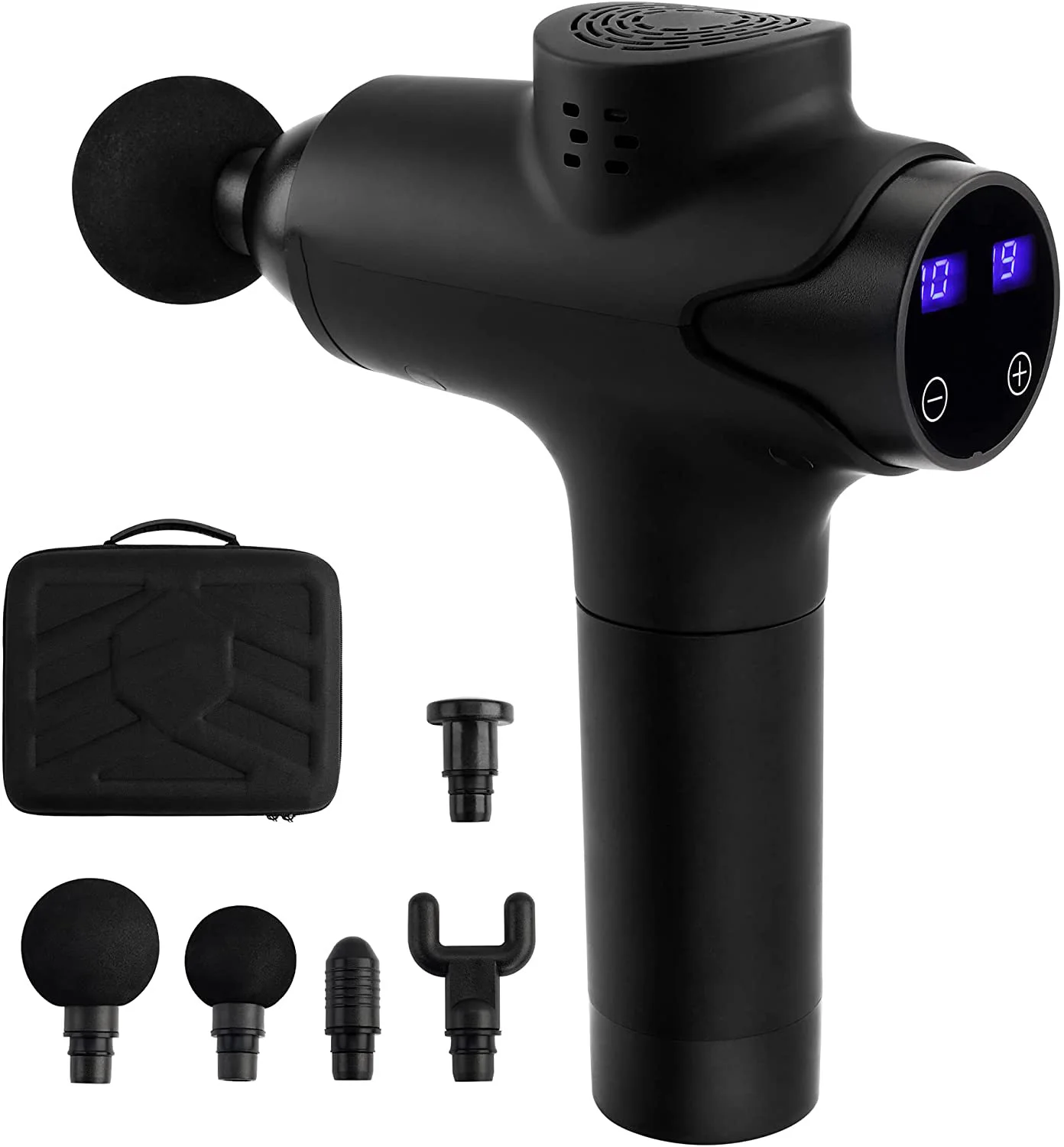 Fascia Massager, Muscle Massage Gun, Deep Tissue Percussion Therapy, Pain Relief, 6 Speeds, Quiet Operation, Portable Design