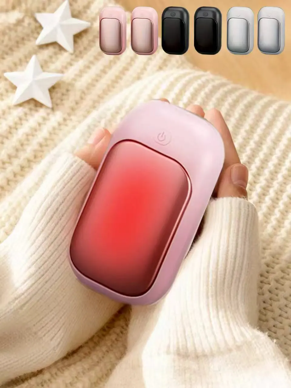 

Two in one hand warmer for sale, with three adjustable levels for winter warmth and a minimalist style