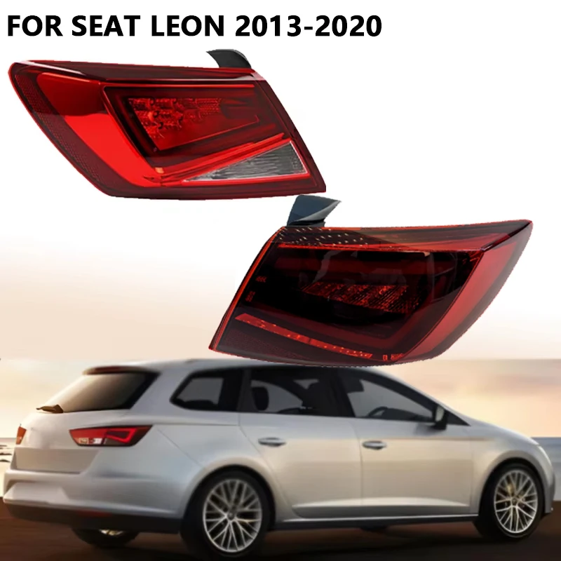 

Tail Lights For Seat Leon 2013 2014 2015-2020 Car Brake Brake Lamp Turn Signal Lamp LED Rear Exterior Tail Light Assembly