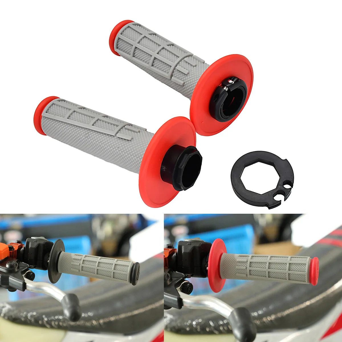 

Motorcycle NEW Handlebar Lock-on Grips Throttle Tube For Honda CRF250R CRF450R CRF250X CRF450X CRF 250R 450R 250X 450X 2004-2021