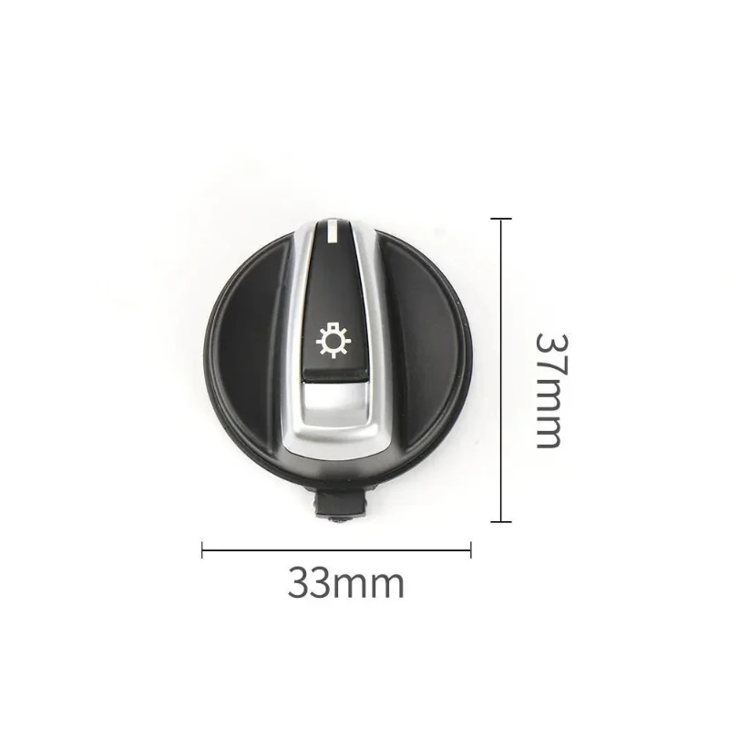 ForE90 E91 E92 E93 E84 E82 E87 E88 Car Front Console Headlight Lamp Switch Knob Button Cap For 1 3 Series X1 320I 05-11