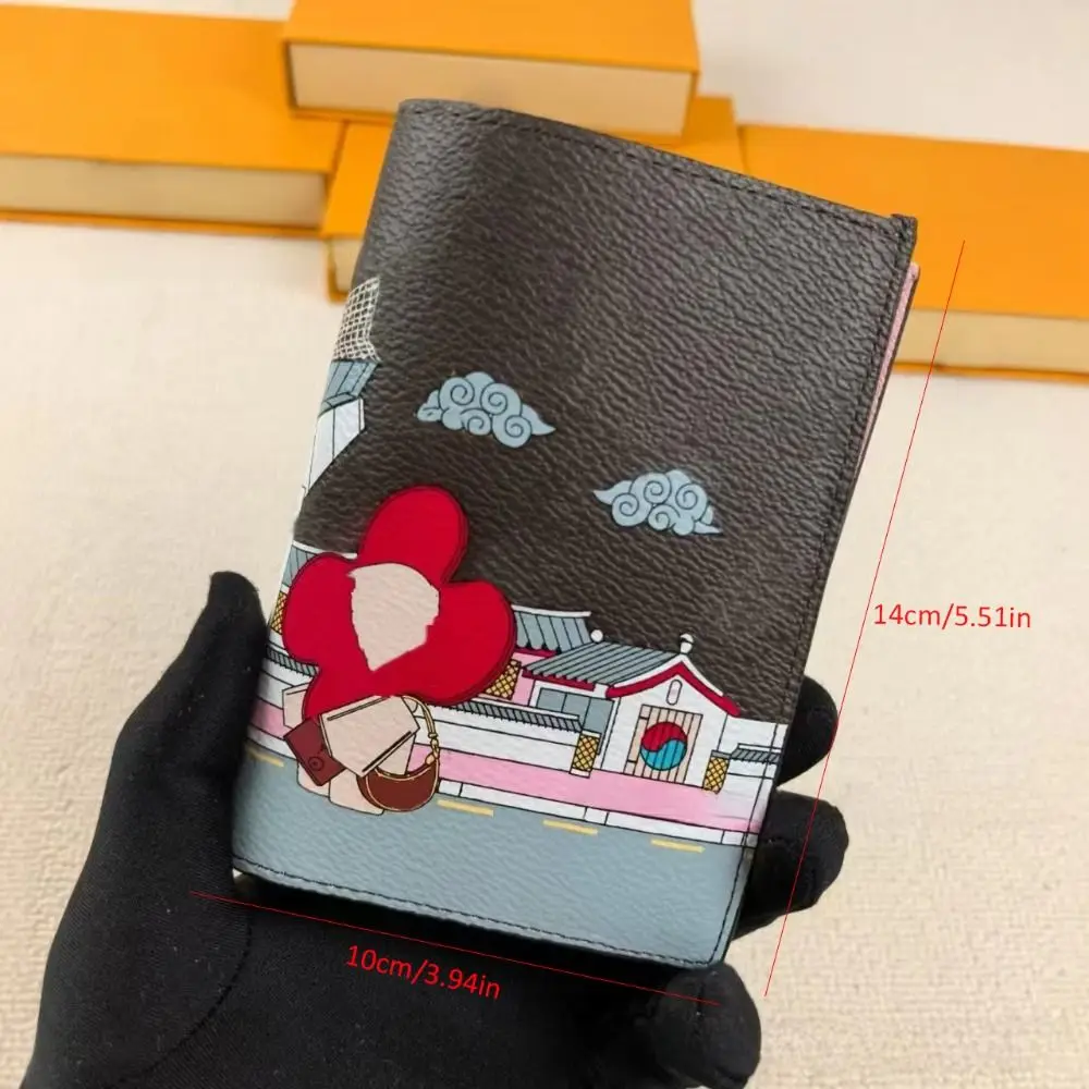 حامل جواز سفر أنيق قابل للتنفس، متعدد الوظائف، مقاوم للاهتراء، حقيبة بطاقات صغيرة مقاومة للماء، حافظة واقية للسفر