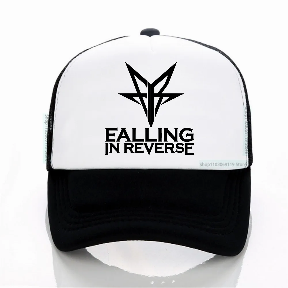 

ealling in Reverse letter print Baseball Net Cap fashion Adjustable men women Sunscreen caps Summer Outdoor Net breathable hat