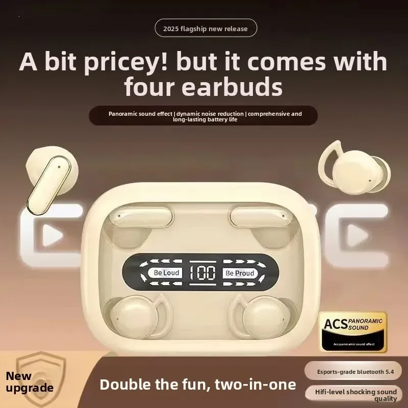 Bluetooth Bluetooth Earbuds Q6, Long Battery Life Semi-In-Ear Design, Lightweight Wireless Earphones for Sleeping and Daily Use - Aliexpress Deal