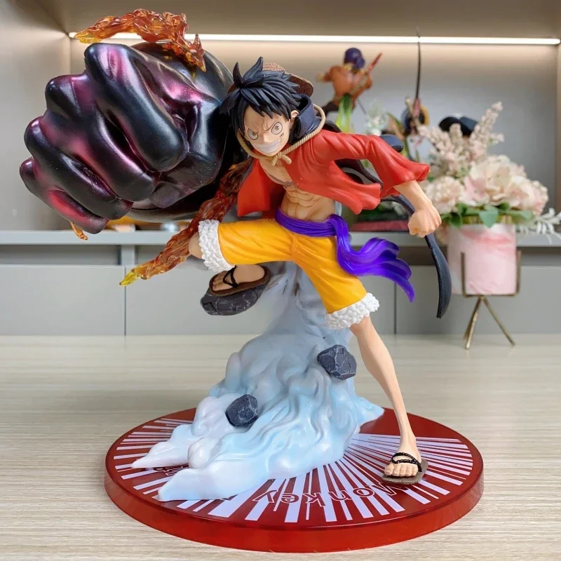 

One Piece Action Figure Bt Fist Double Head Three Gear Big Hand Luffy Resonance Series Hand Model Doll Decoration Children Toys