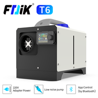 FDIK 8KW 12V 24V 220V Air Diesel Heater low noise home garage heater with Bluetooth timer function Heating for daily life
