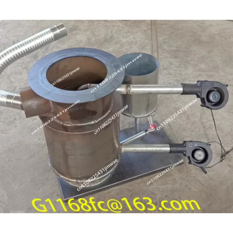 Hot Air Stove Double-layer Warm Air Waste Oil Vaporization Furnace Double-layer Heating and Warming Fast Waste Oilheatingfurnace