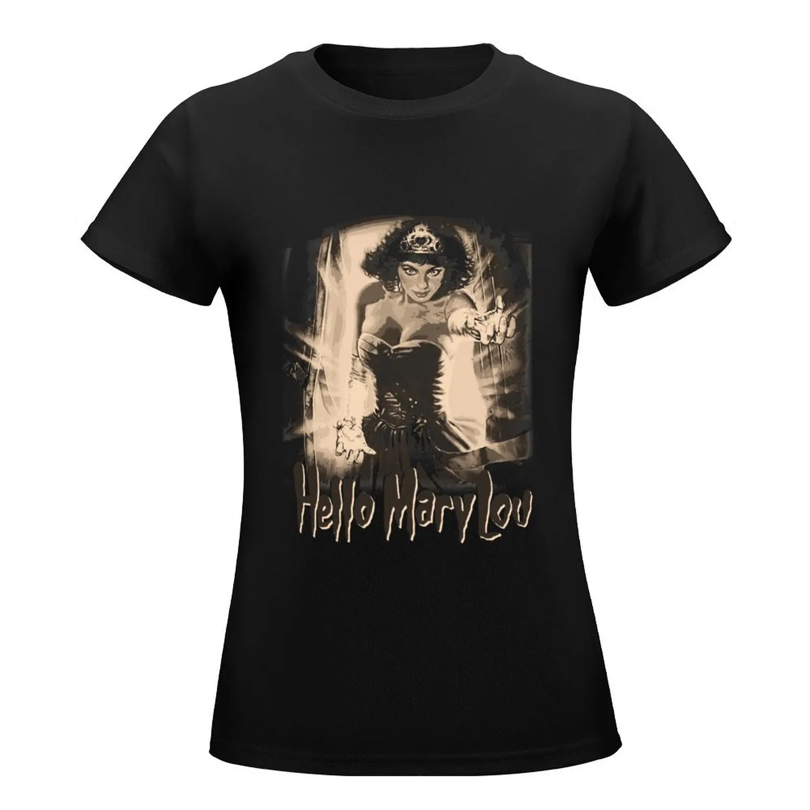 Hello Mary Lou Prom Night T-Shirt summer top korean fashion Women's tops