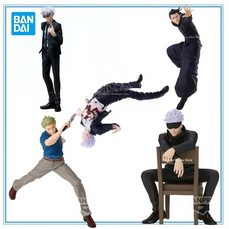 

BANDAI в наличии, подлинная Banpresto Jujutsu Kaisen 15 см Nanami Kento, аниме-фигурки, модель Collectio, игрушечная модель, украшение