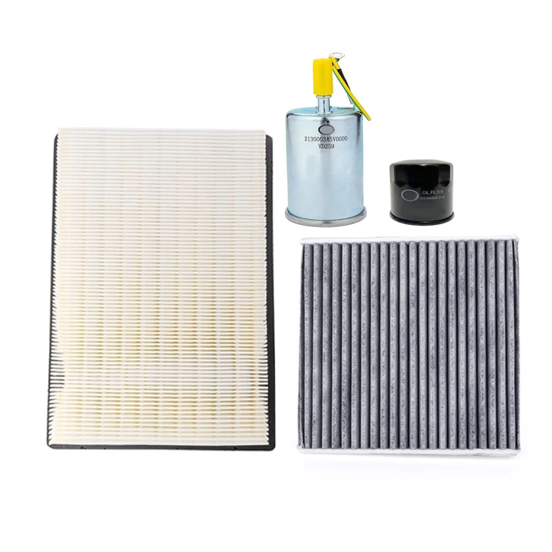 Car Engine Air Filter Cabin Filter Oil Filter Fuel Filter for Trumpchi GAC GS4 2021 2022 1.5AT 1.3MT Model Car Accessories