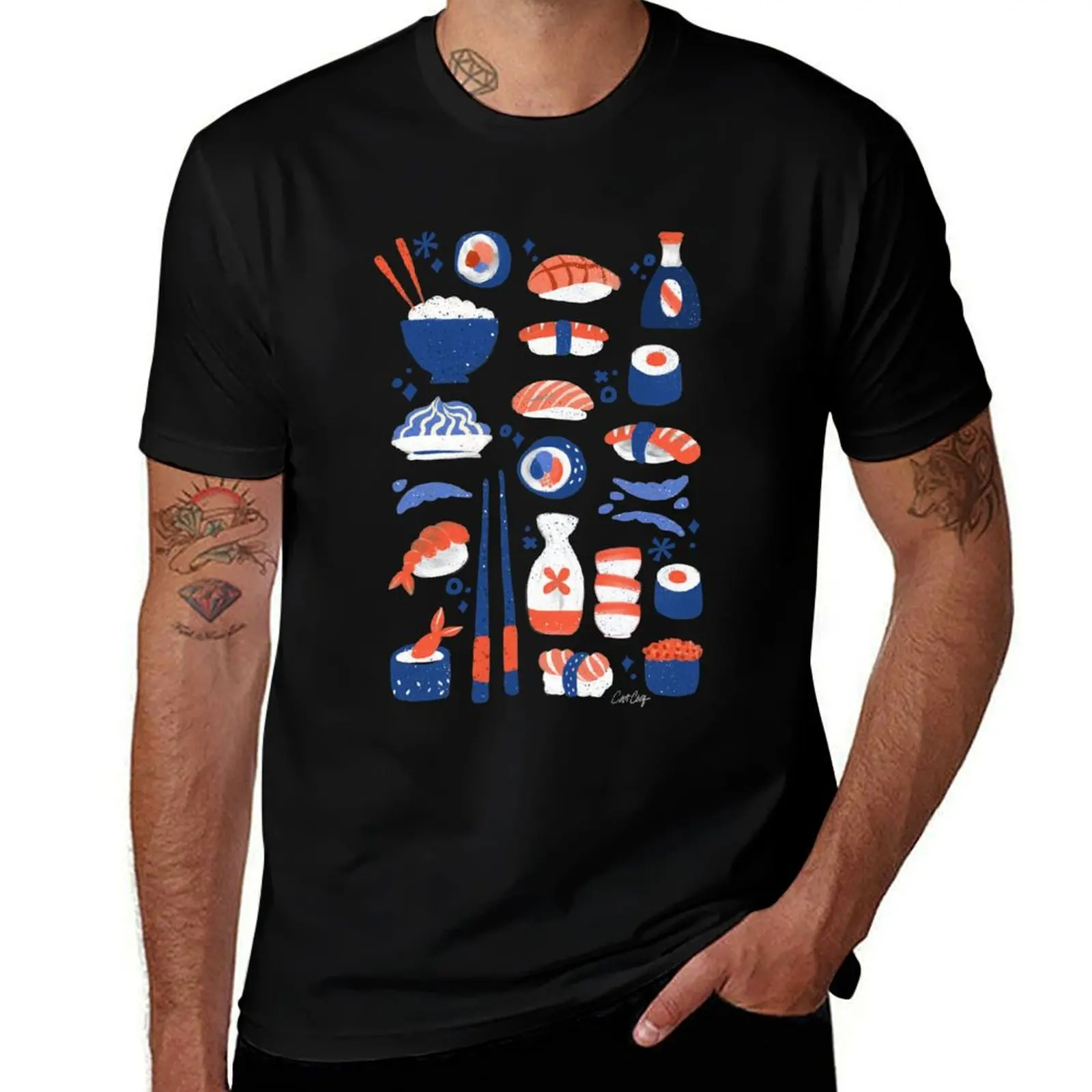 

Sushi Dreams – Charcoal T-Shirt g man t shirts for men men t shirt cotton 100% T-Shirt