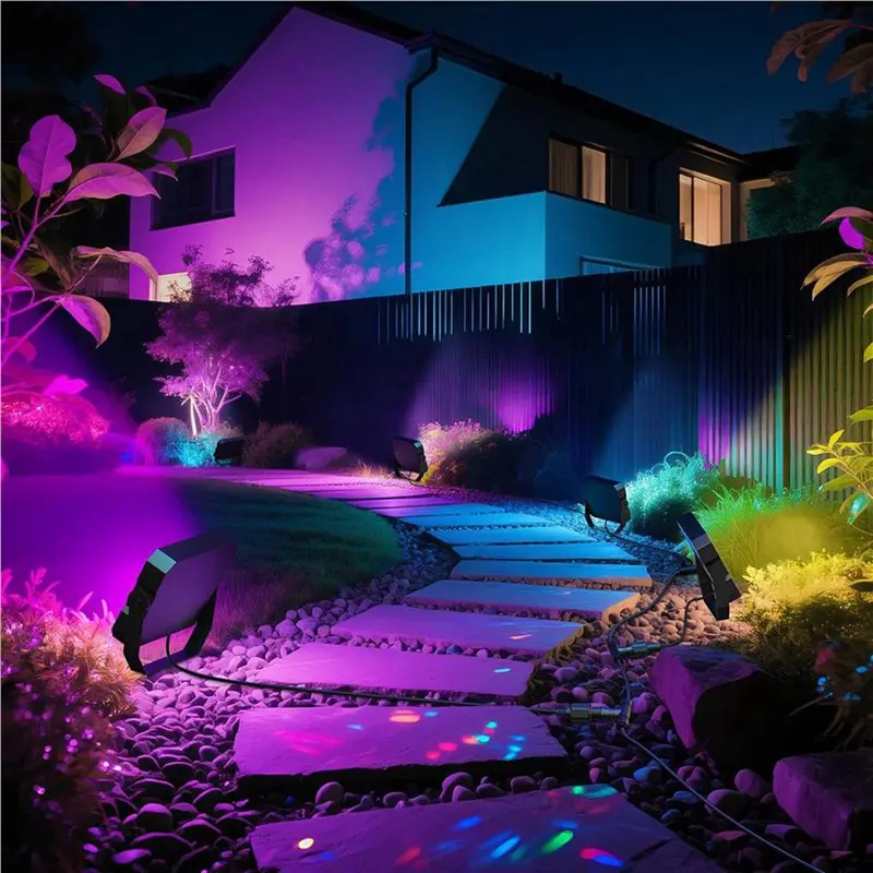Exquisite-5Pcs 10FT Extension Cable For Govee Outdoor Flood Lights And Spot Lights,Waterproof 4Pin Extension Cord For Govee H705