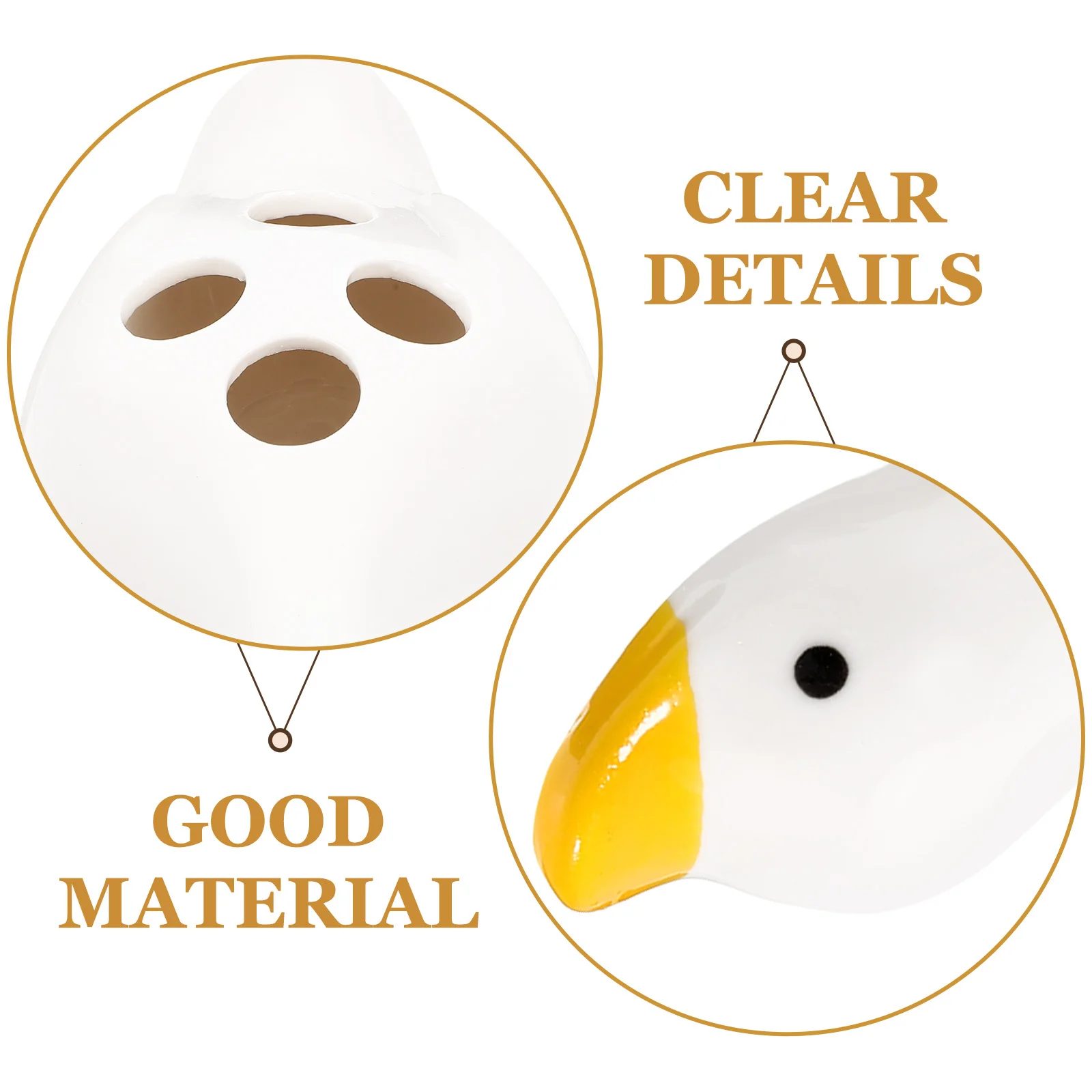 

Cute Cartoon Duck Ceramic Toothbrush Holder Bathroom Vanity Countertop Stand Organizer Decor Ceramic Toothbrush Holder