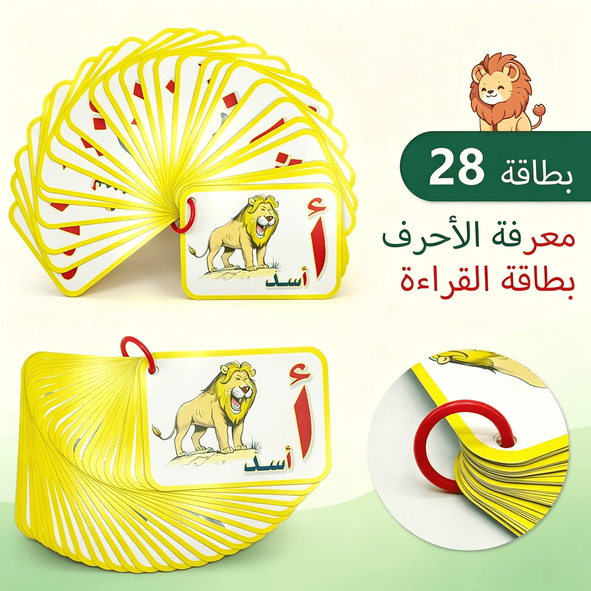 Set kartu belajar alfabet Arab - Flash Card Alphabet ulasan dan harga