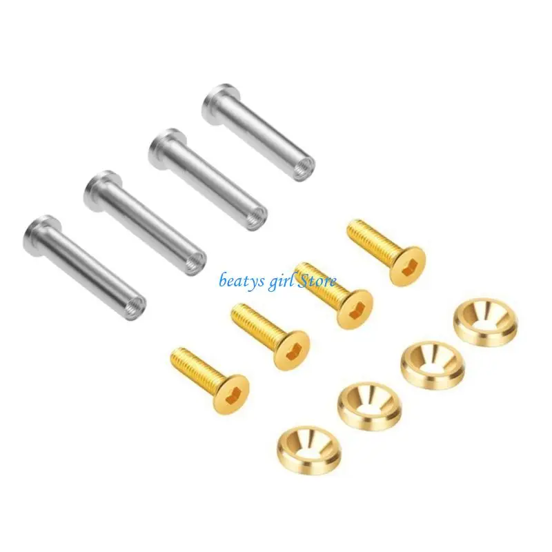 C7AB Vibration Resistant Metal Fan Mounting Screws Effortless Installation All Models