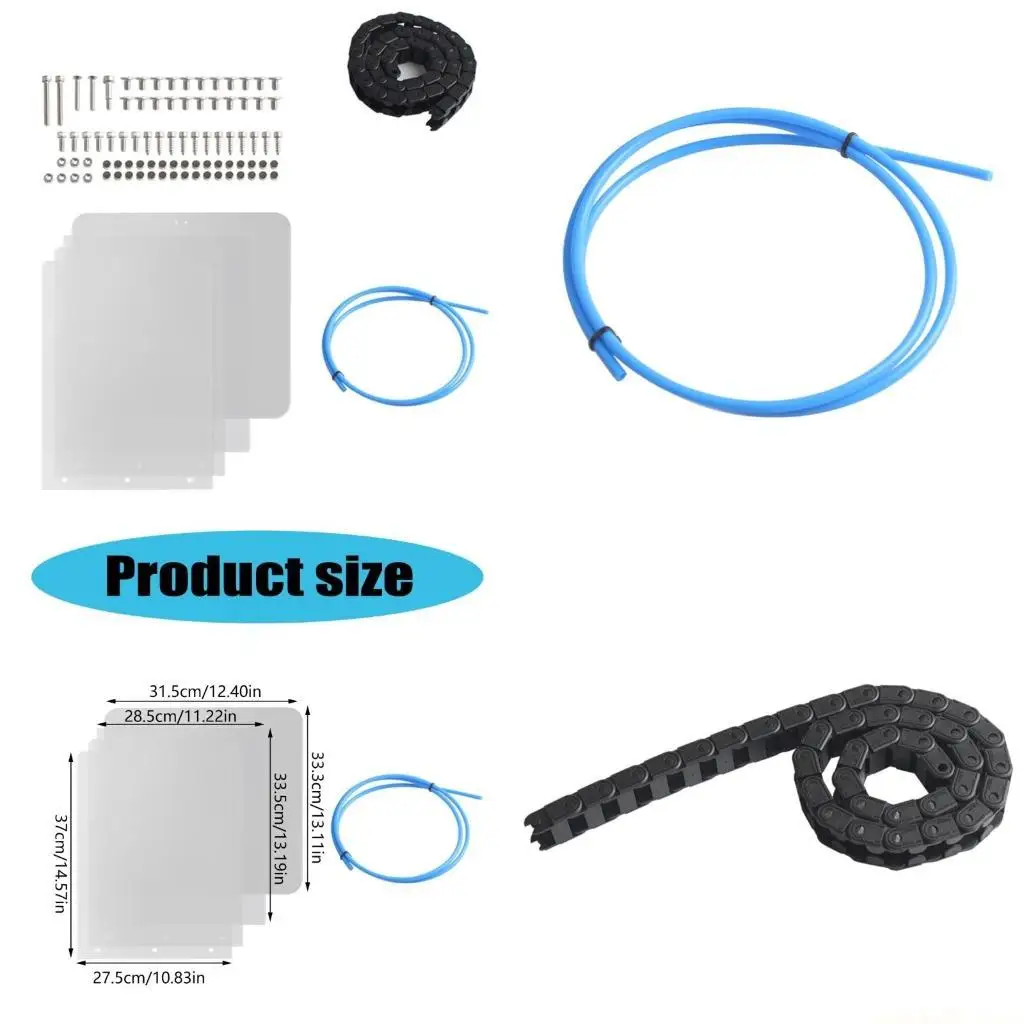 Innovative 3D Printer Modification Shell,Enclosure Panel Set PC and Metal Design, For 5M 3D Printers