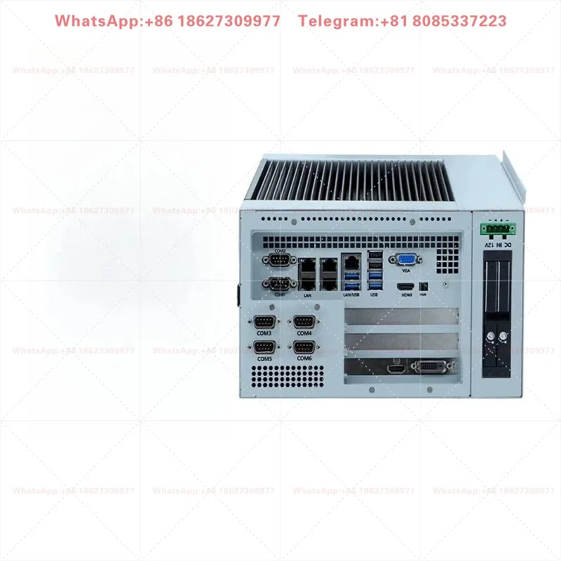 Multi serial port network port industrial control computer, silent and efficient, fanless cooling, industrial control host