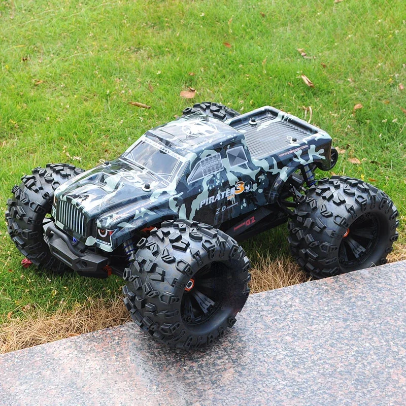 1/8 Four-wheel Drive Scooter Remote Control Vehicle Brushless Violent Off-road Vehicle Model Toy Gift