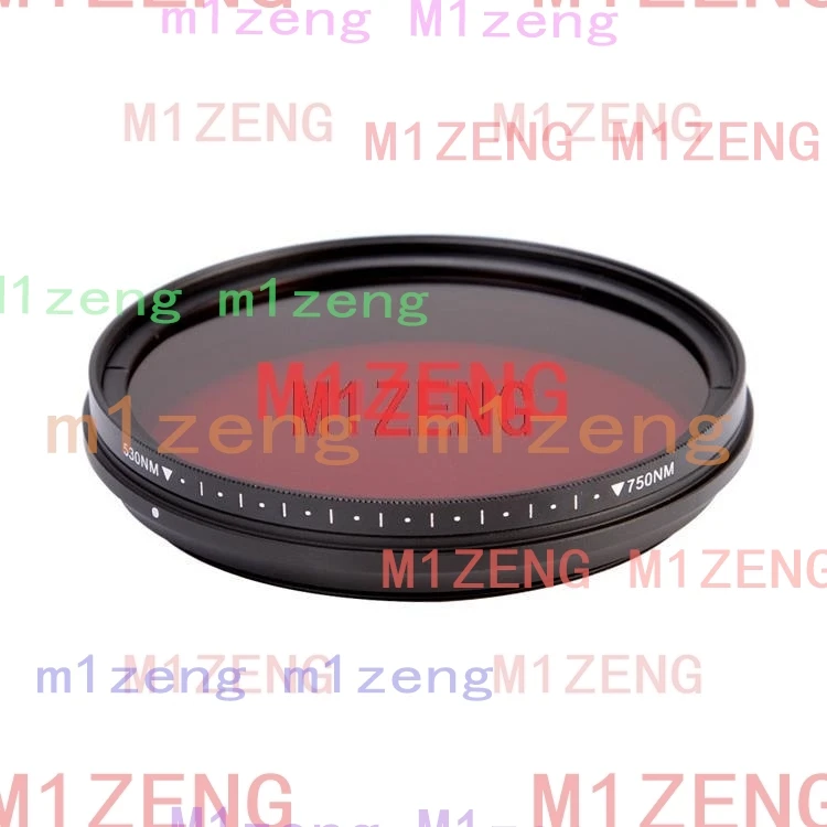 Regulowany filtr IR 590/680/720/750nm, filtr do obiektywu podczerwieni do aparatów o średnicy 46 49 52 55 58 62 67 72 77 82 mm, do zdjęć krajobrazowych. — zdjęcie produktu 6