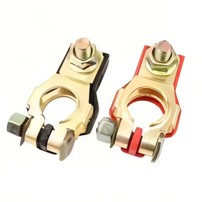 2 قطعة بطارية السيارات محطة المشبك موصلات عالية الجودة تخزين أجزاء البطارية البطارية أعلى آخر كابل محطة المشبك مجموعة