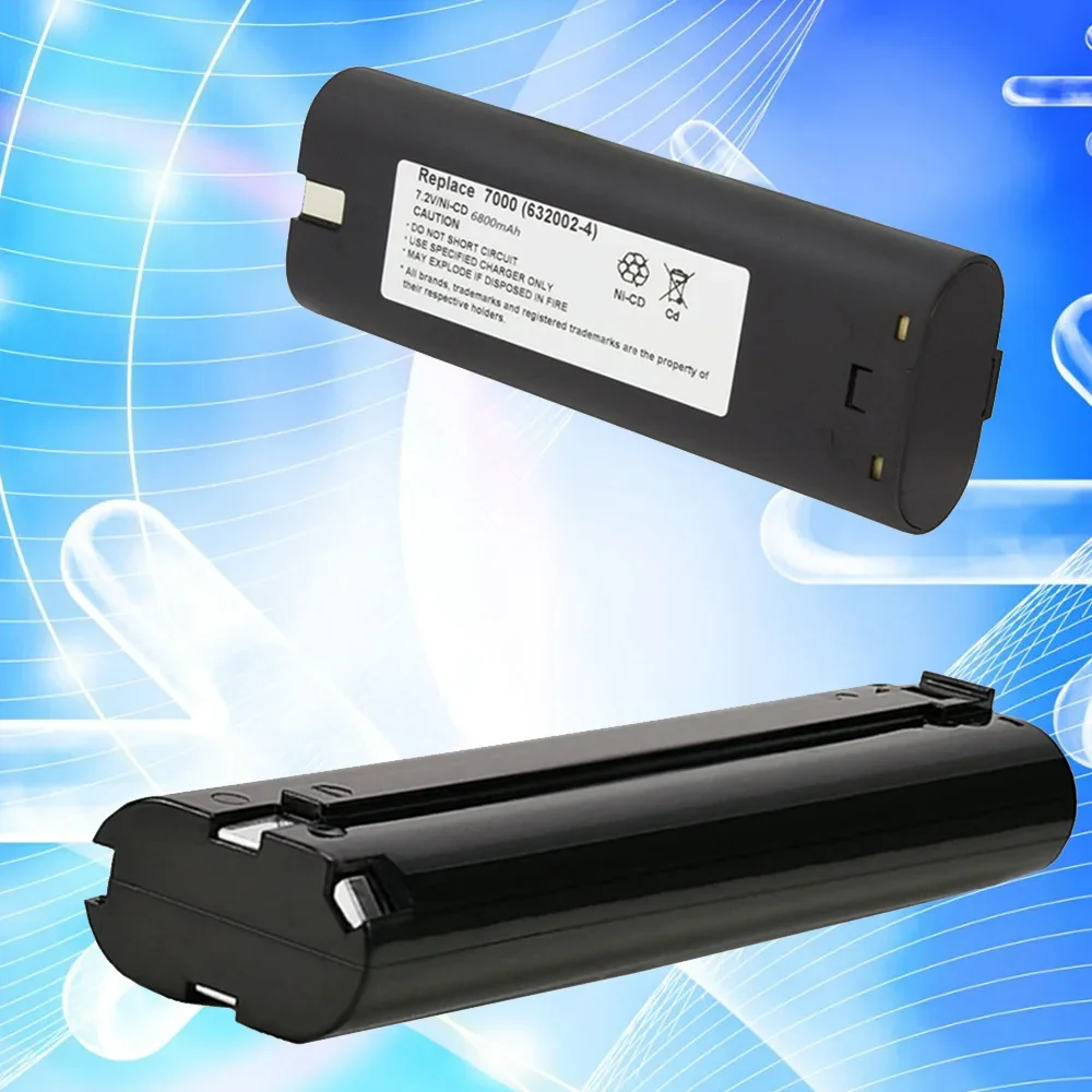 Batteria per elettroutensili da 7,2 V 3,8/4,8/6,8 Ah di ultima aggiornamento per MAKITA 7033 7002 7000 632003 -2 191679 -9 192532 -2 Batteria per utensili da trapano