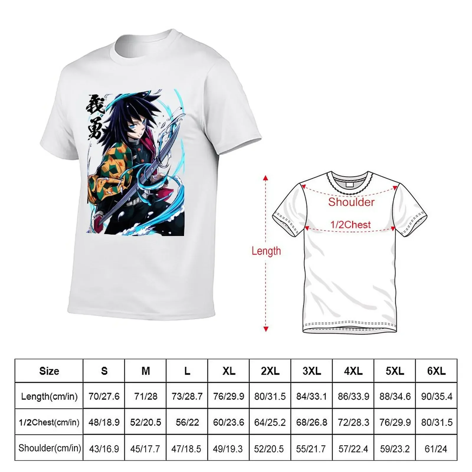 Tomioka Water Breathing T-Shirt baggy shirts graphic shirts new edition Men's cotton t-shirt