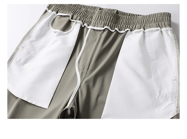 Hochelastische Herrenhose mit Vier-Wege-Stretch, Lässige Slim-Fit-Jogginghose mit Elastischem Kordelzug, Atmungsaktive Hose in Übergrößen bis 5XL – Detail 20