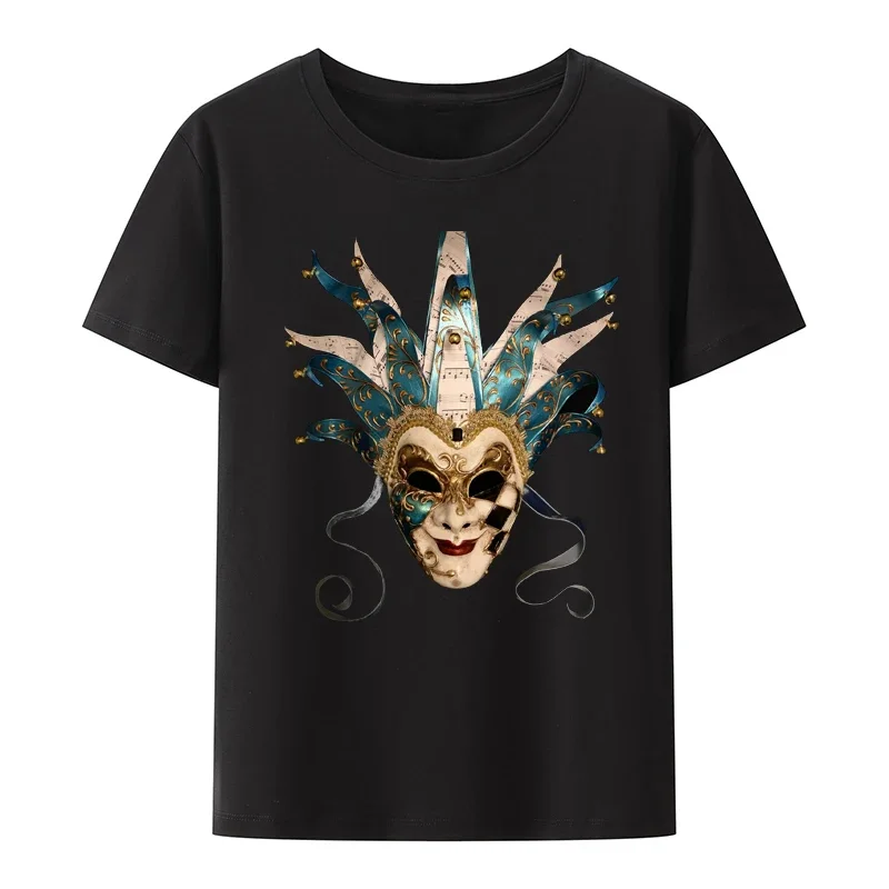 

Dj Boris Brejcha Classic Mask T-SHIRT Minimal Techno Music Unisex Men Modal Comfortable O-neck Short-sleev