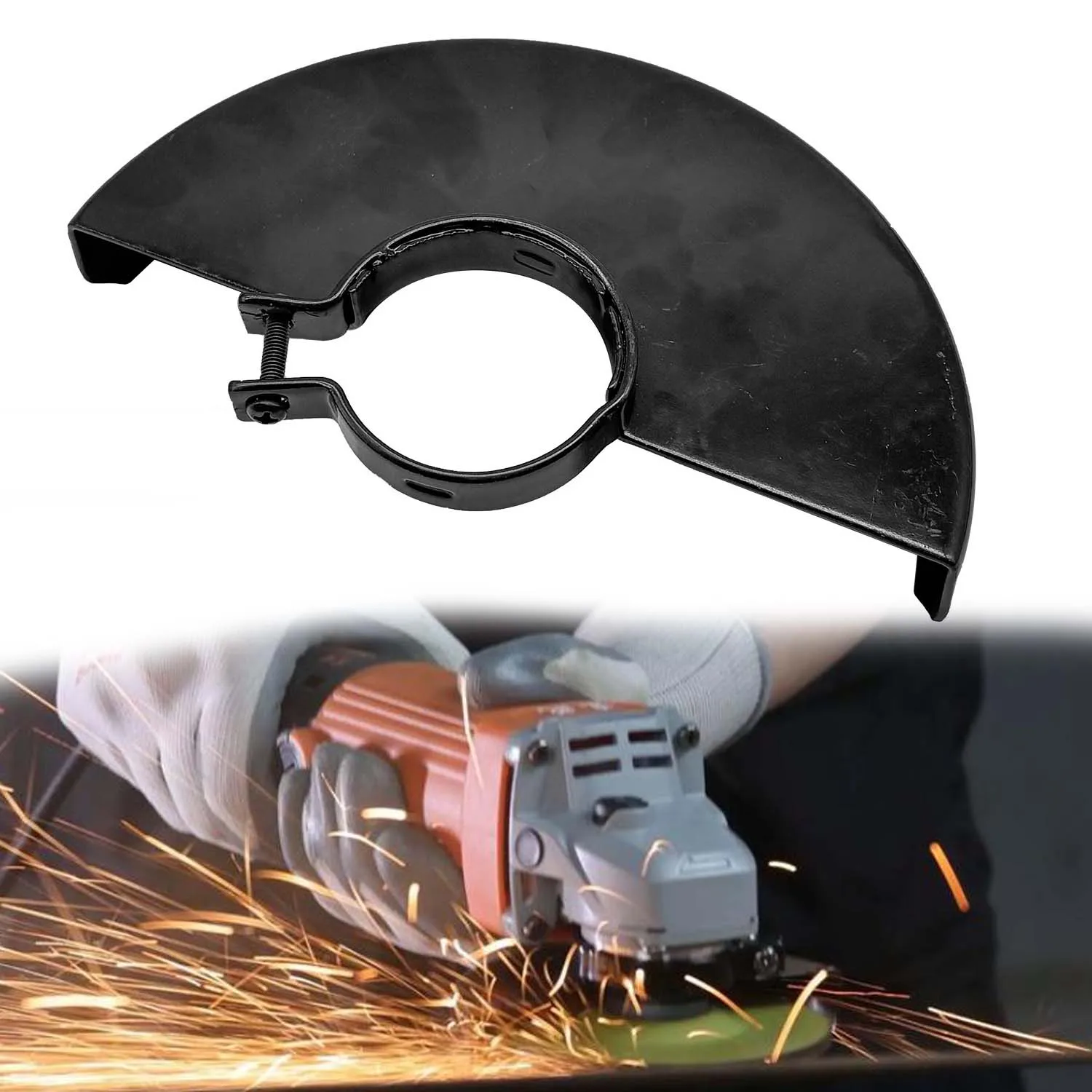 Thickened Grinder Shield 180 Angle Grinder Guard Sturdy Aluminum Cast Iron Lightweight 420g Design For Workshop Safety