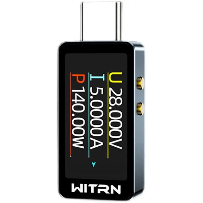 

USB Tester PD3.1 Type-C Voltmeter Ammeter | 28V Color Screen Digital Multimeter, MacBook, Fast Chargers | WITRN CC1