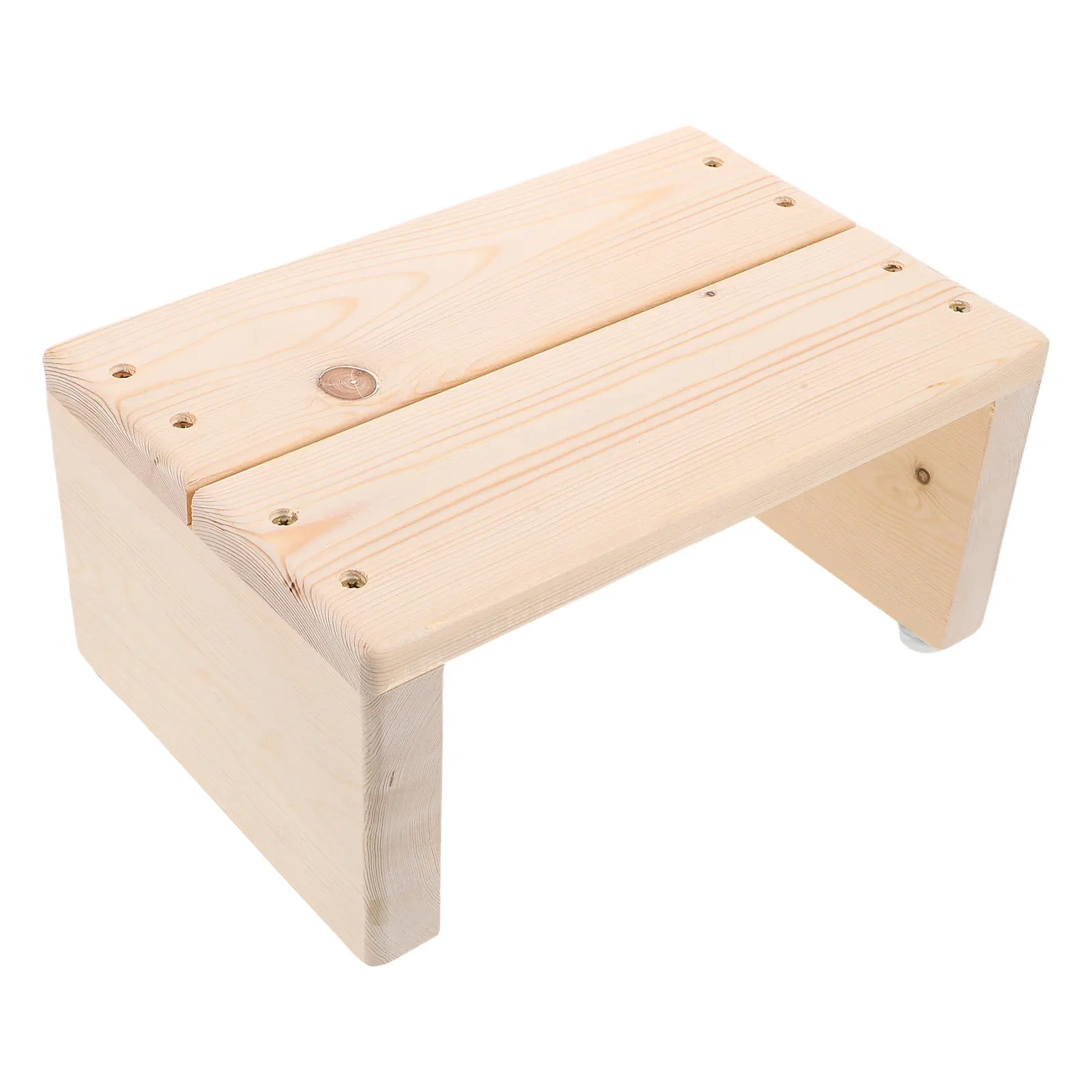 バスルームステップスツール木製滑り止め素朴な木製フットスツール軽量安定安全浴槽ステッププラットフォーム高齢者シャワーバス