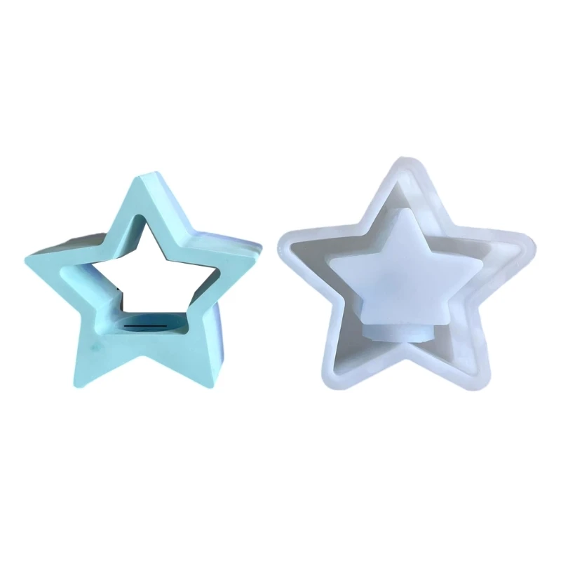 

Sturdy Silicone Star Holder Mold for Handmade Christmas Decoration Enthusiasts N2UE