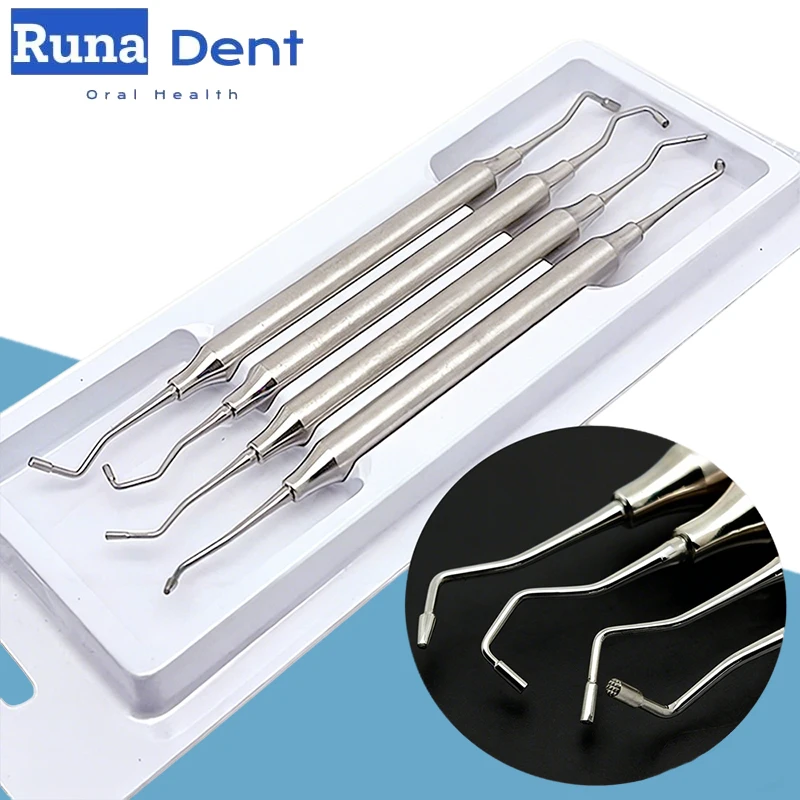 

Набор из 4 инструментов для пересадки костной ткани: титановые рукоятки, инструменты для заполнения, для имплантационной хирургии, устройство для введения