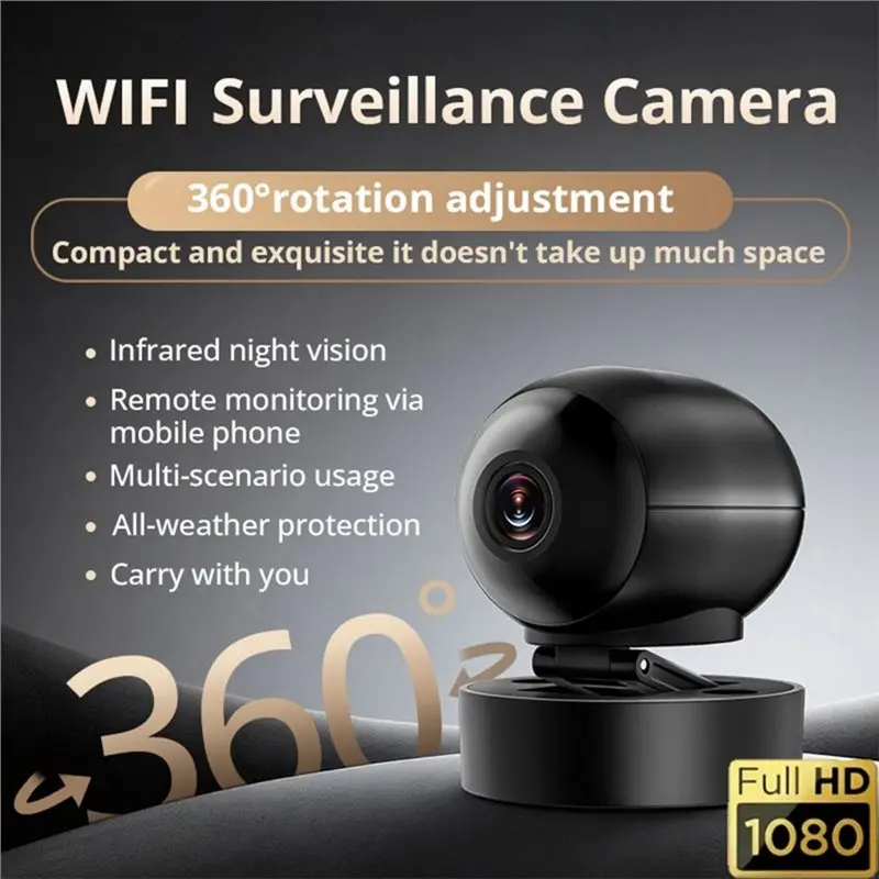 [NEW!A25P】 Infrared Night Vision 1080P Wireless Security Camera Home Wifi Bluetooth Real Time View Indoor Surveillance Camera