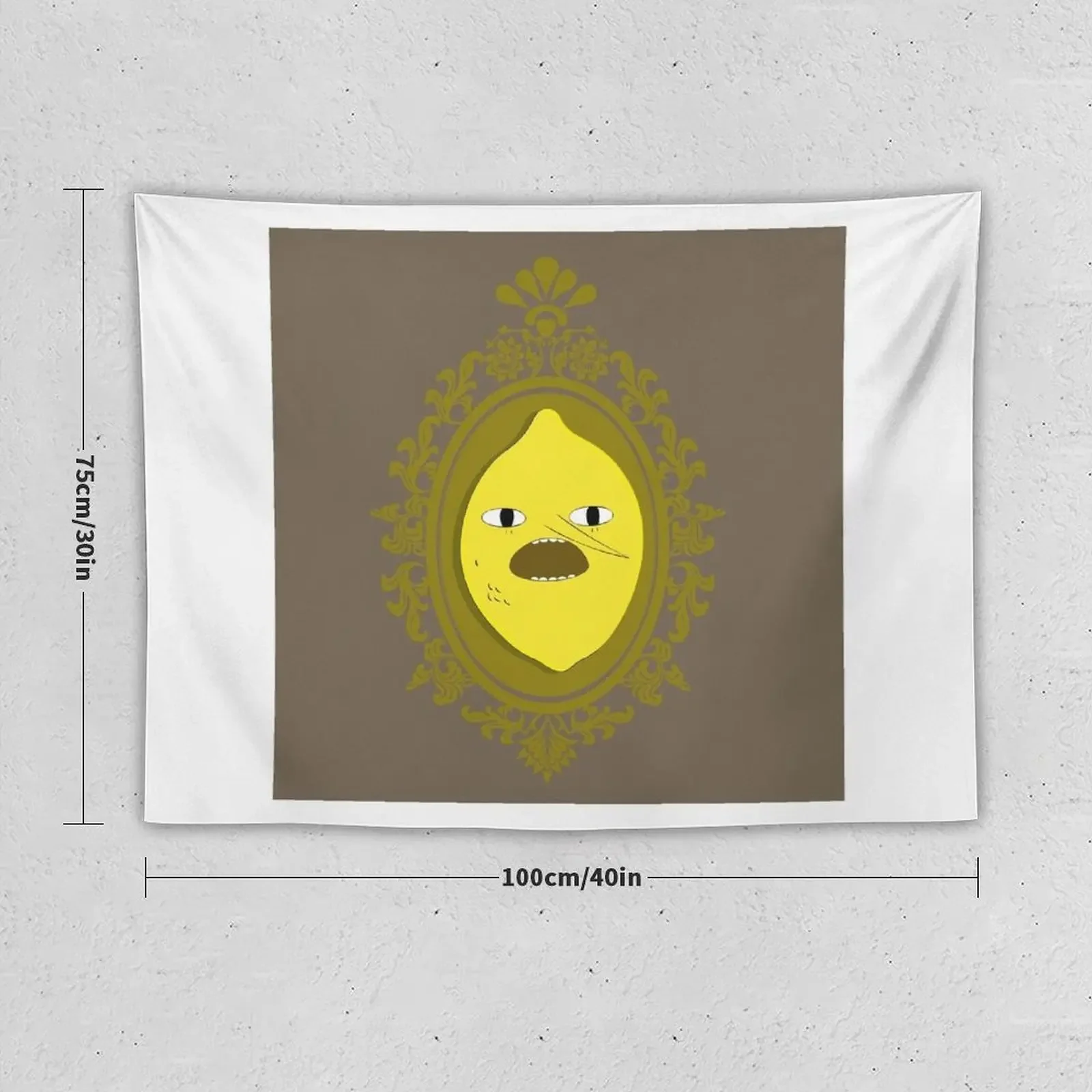 LEMON GRAB UNACCEPTABLE Tapestry Wall Decoration Aesthetic Room Decorations Tapestry