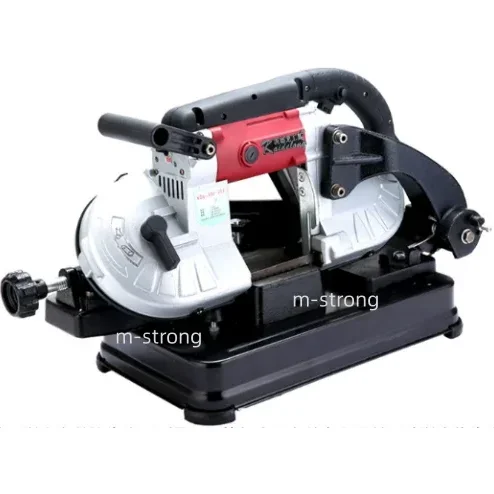 

Industrial Electric Mini Household Hand Portable Cut Horizontal Wood Big Wire Cable Round Rod Metal Band Saw Cutting Machine