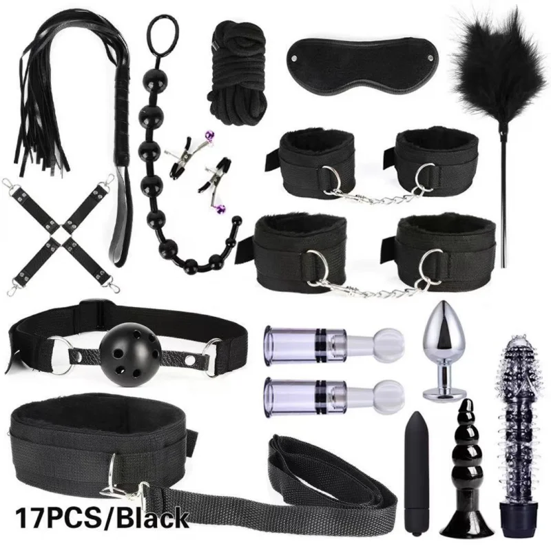 TradeSMBundle Kit Webbing Plush Suit13Set Produto Sexual Suit15Pieces17Piece Sex Toy