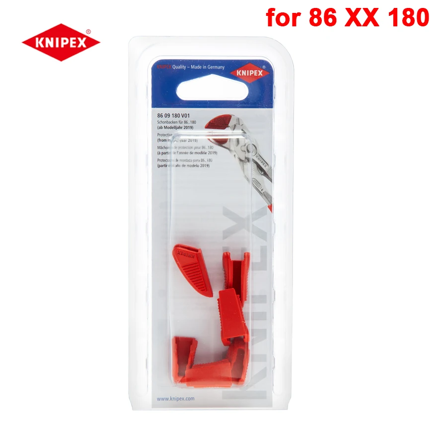 Knipex 3 Paar Kaakbeschermer Voor 86 Xx 180 Antislip Voorkomen Schade Aan Accessoires Versterken Bescherming 86 09 180 V01