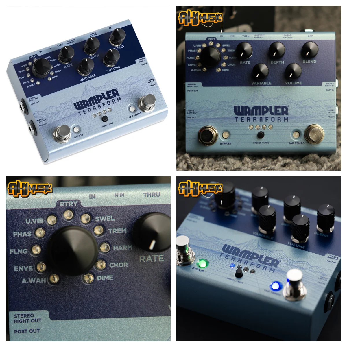 

Terraform Chorus Filter Wah Sound Atmosphere Treble Phase Integrated Guitar Surround Effector