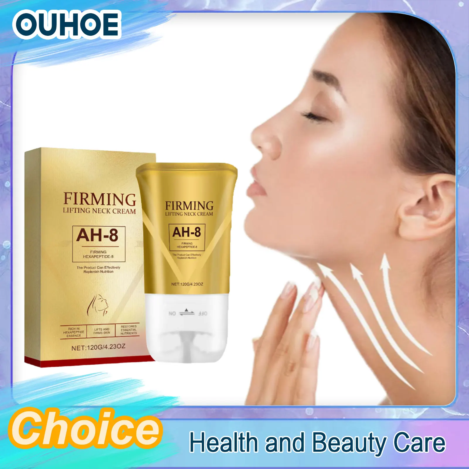 

Neck Firming Roller Cream Dilute Lines Whitening Firming Deeply Lifting Nourishing Soothing Massage Rejuvenation Neck Skin Care