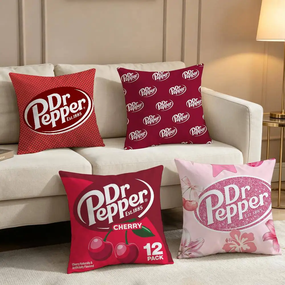 Fashion Hot D-Dr PepperS Fashion Cushion Cover Comfortable Soft Pillow Case for Sofa Living Room Home Decor Protective Covers
