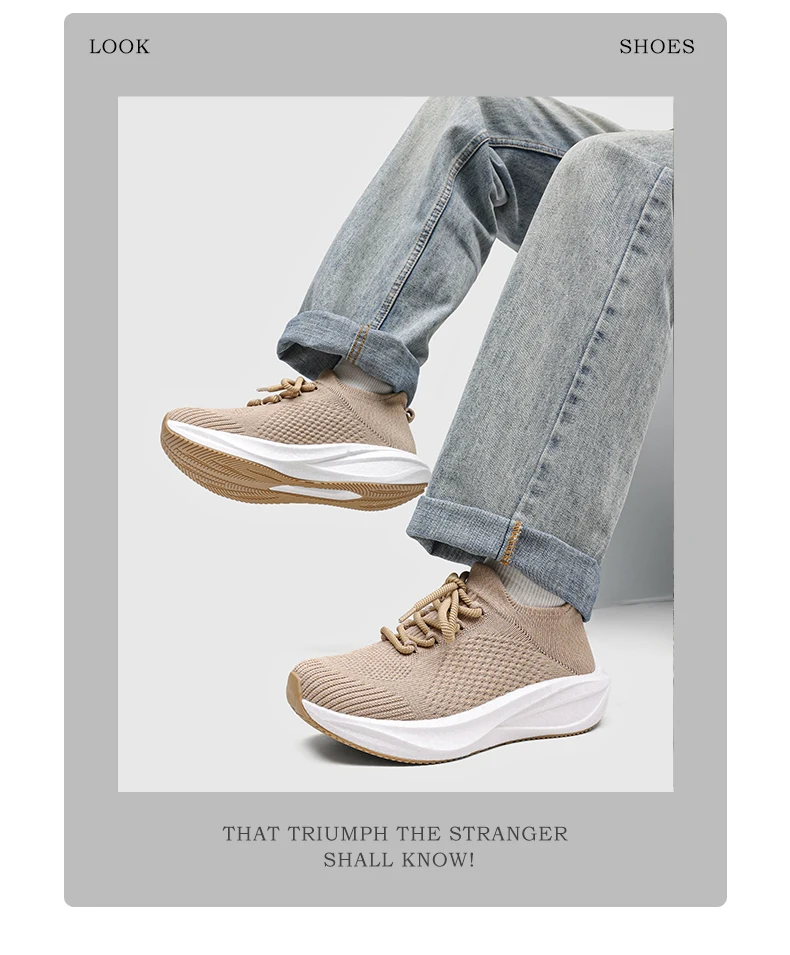 Neue, gepolsterte Laufschuhe für Herren, geeignet für schwere Läufer, mit Schnürung, Sport- und Freizeitmodelle für Damen, rutschfeste Outdoor-Sportschuhe, Herren-Sneaker. – Detail 23